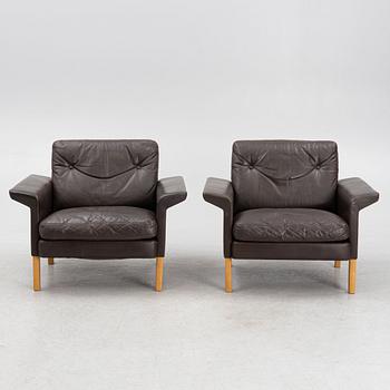 Hans Olsen, a pair of armchairs, Denmark, 1960's.
