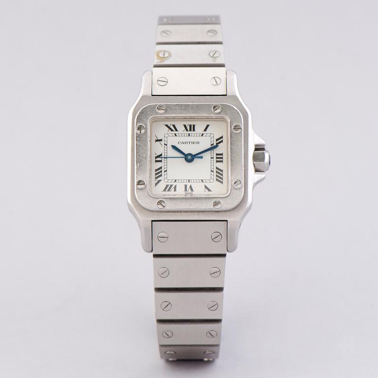 Cartier, Santos, armbandsur, 22 x 24 mm.