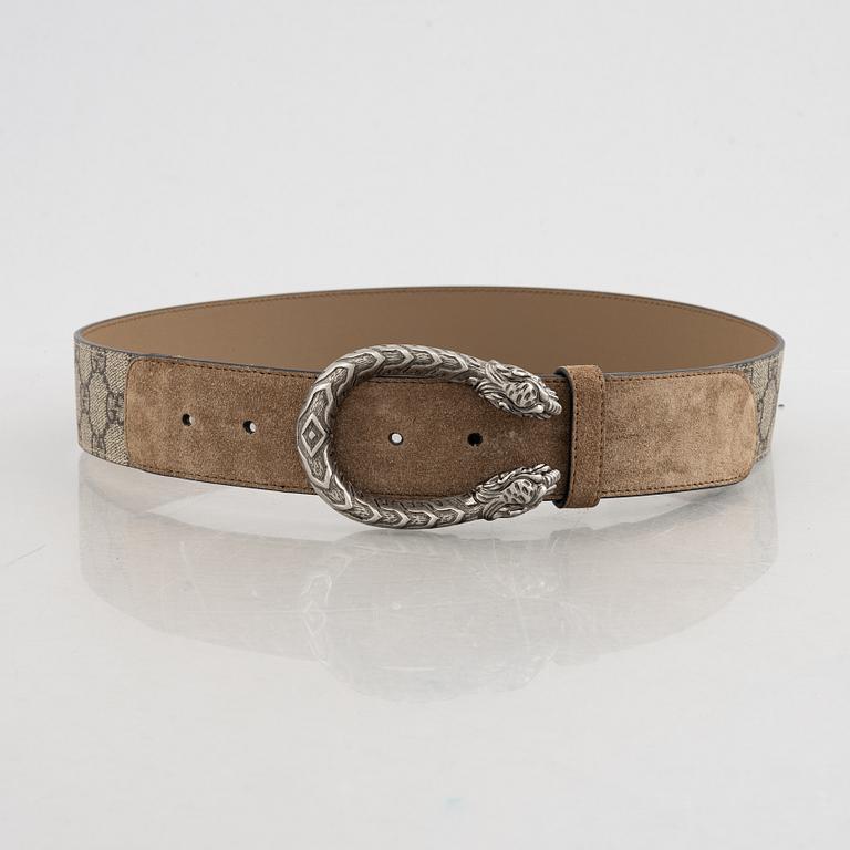 Gucci, skärp, "Dionysus GG Supreme belt". Strl 80.