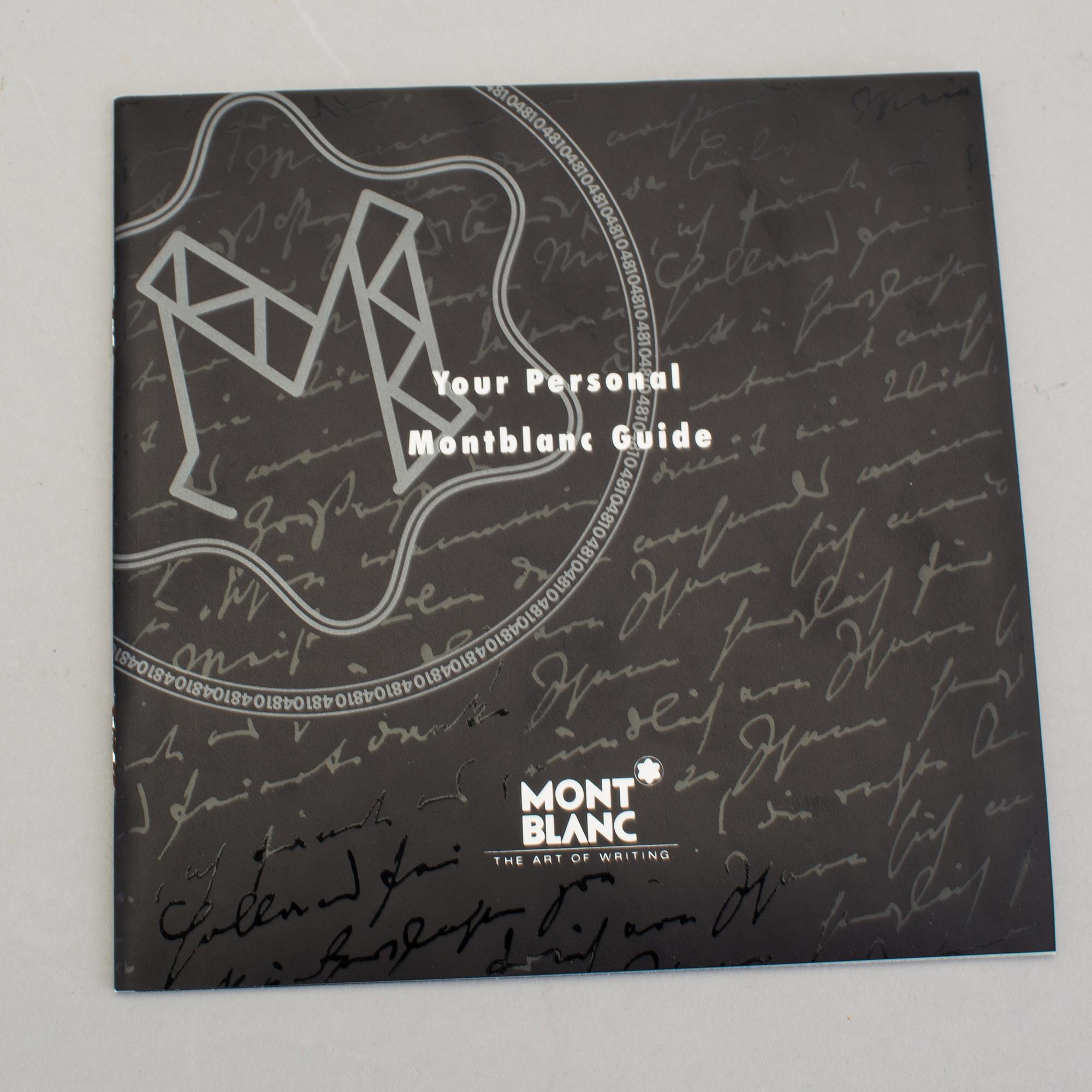 MONT BLANC, Meisterstück fountain pen, limited edition for Warner Music 1970-1995.