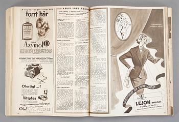 TIDSSKRIFTER, Veckojournalen och Idun, 1950-tal.