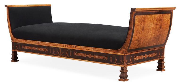 A Swedish Grace couch, possibly by Carl Malmsten, Svenska Möbelfabrikerna, Bodafors , 1920's.