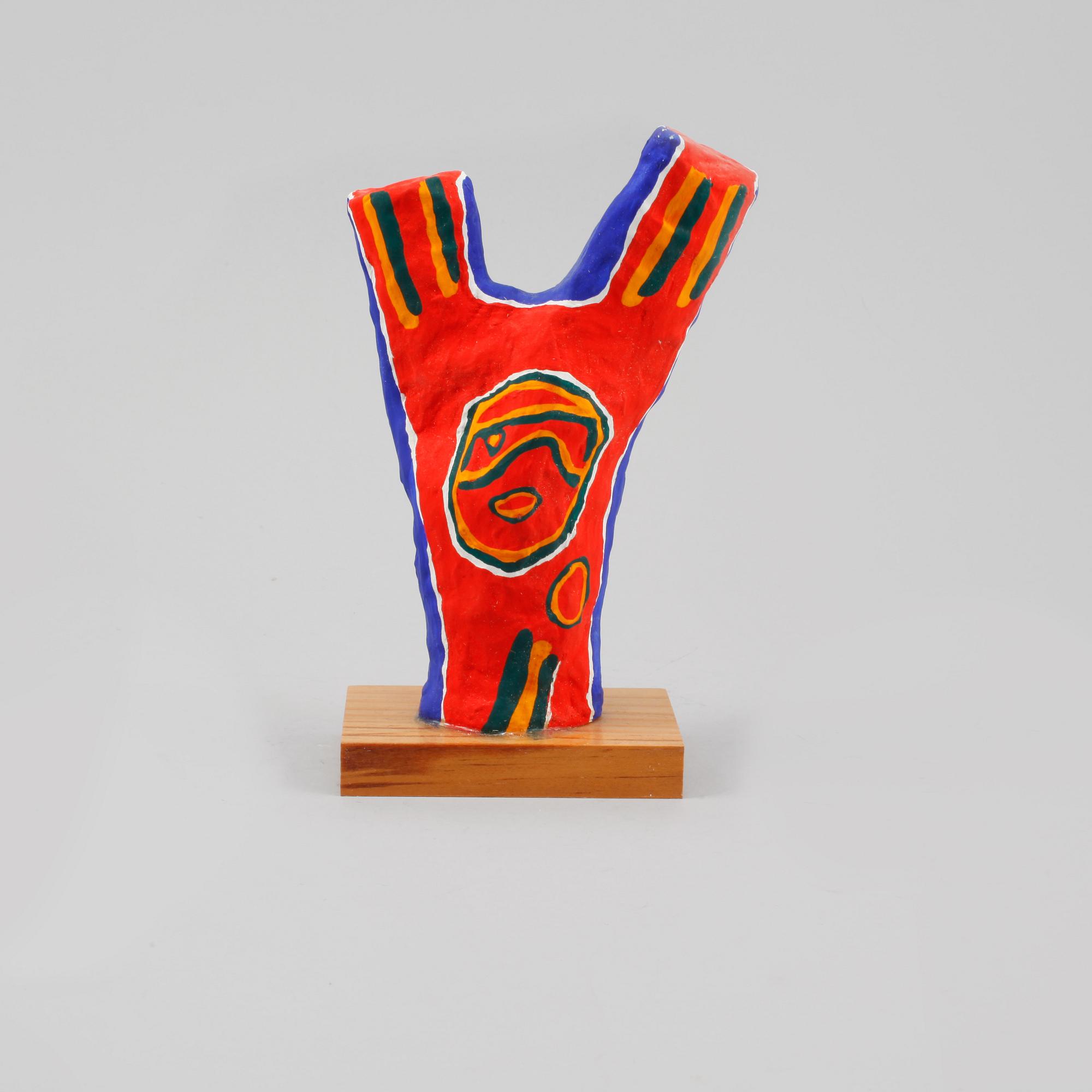 BENGT LINDSTRÖM, skulptur, gips, "Y:et", stämpelsignerad och numrerad 26/1000.