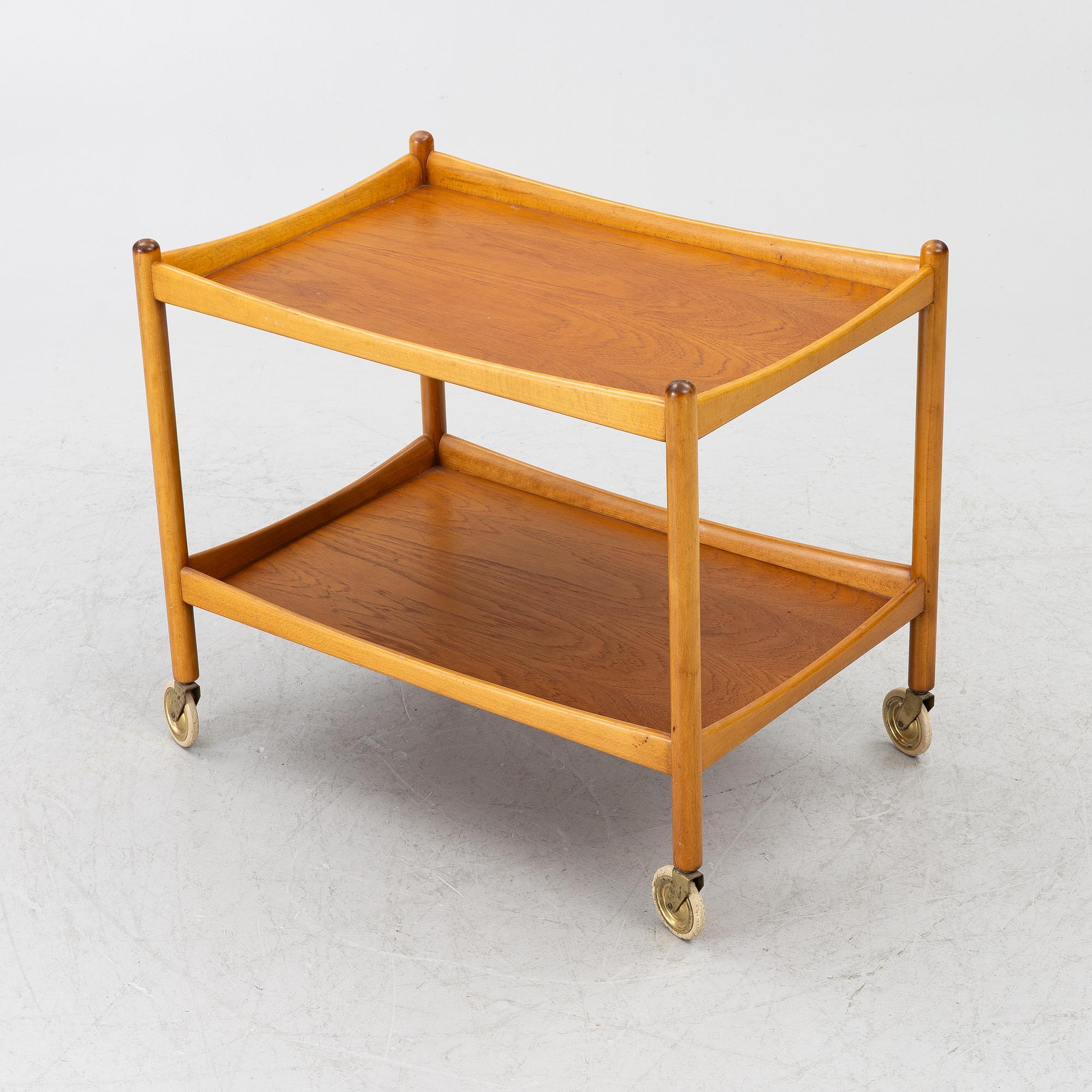 Tea trolley, Gemla, latter half of the 20th century.