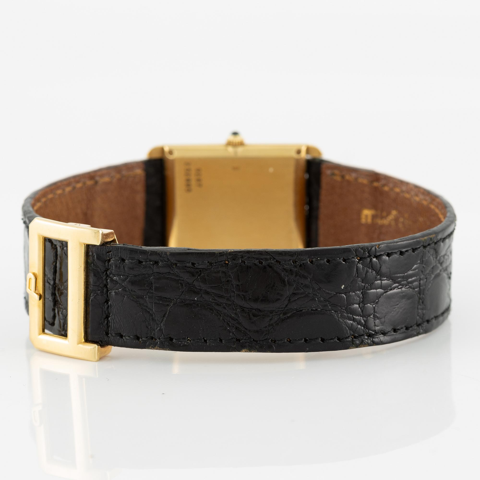 Piaget, "Tank", wristwatch, 23 x 29.5 mm.