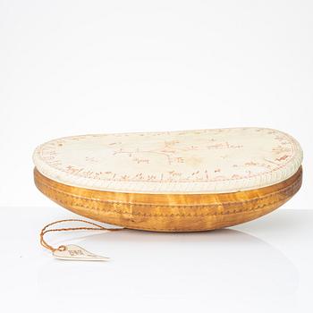 Anders Sunna, Drum, Goavddis, signed and dated 1976.