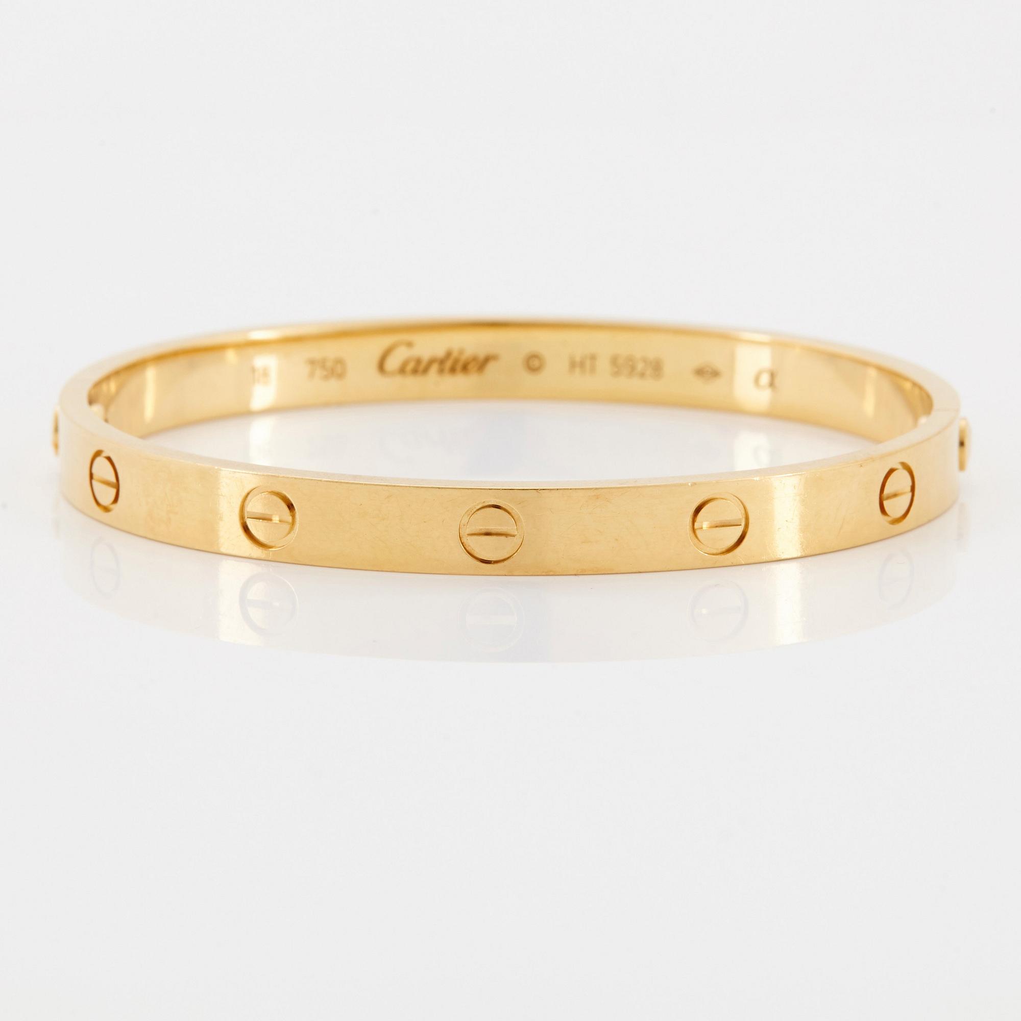 Cartier "Love" armband 18K guld.