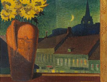 Axel Olson, Night over Halmstad.