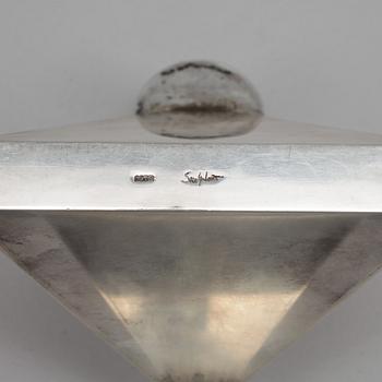LJUSSTAKE / KANDELABER, silver 830. Vikt ca 450 g.