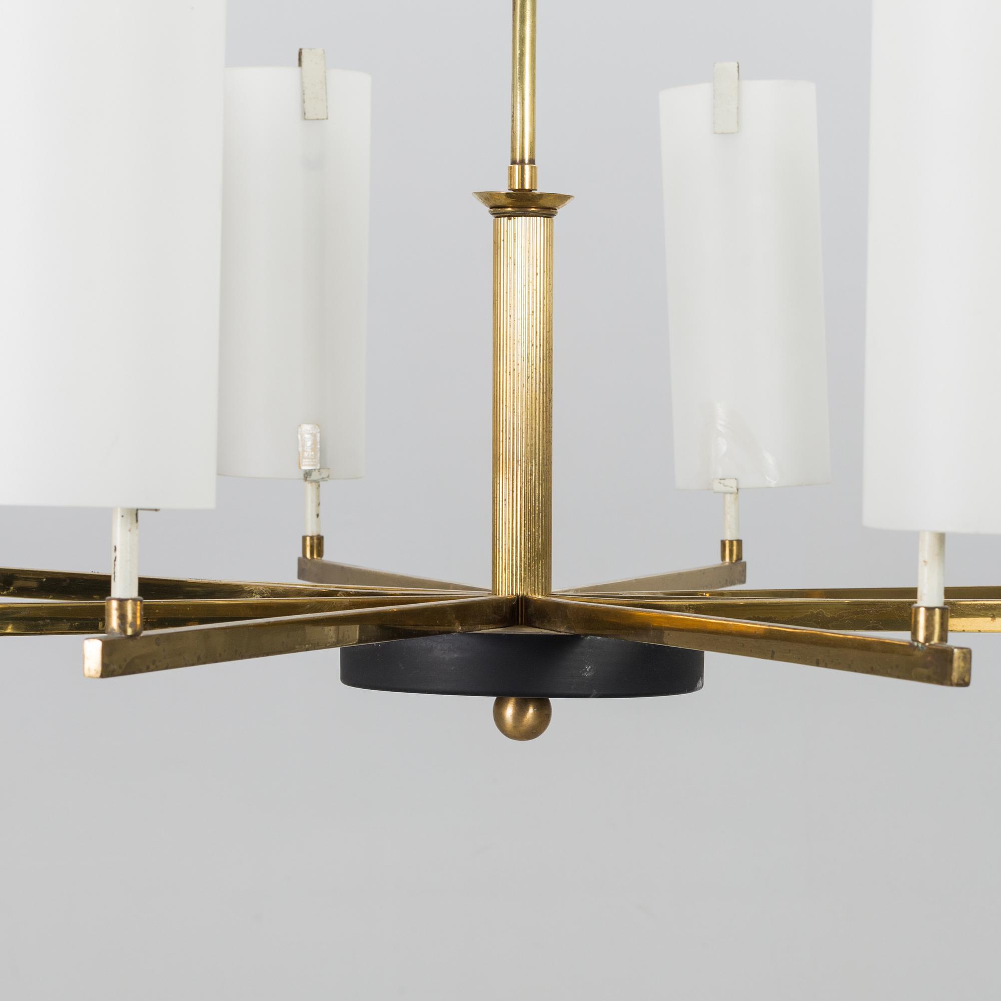 A PHÖNIX GLASS CEILING LAMP, first half of 20th century.