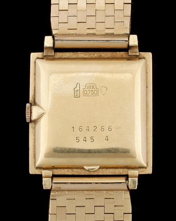 ARMBANDSUR, Credos, 18K guld, ca 1960-70-tal. Total vikt ca 52,5g.