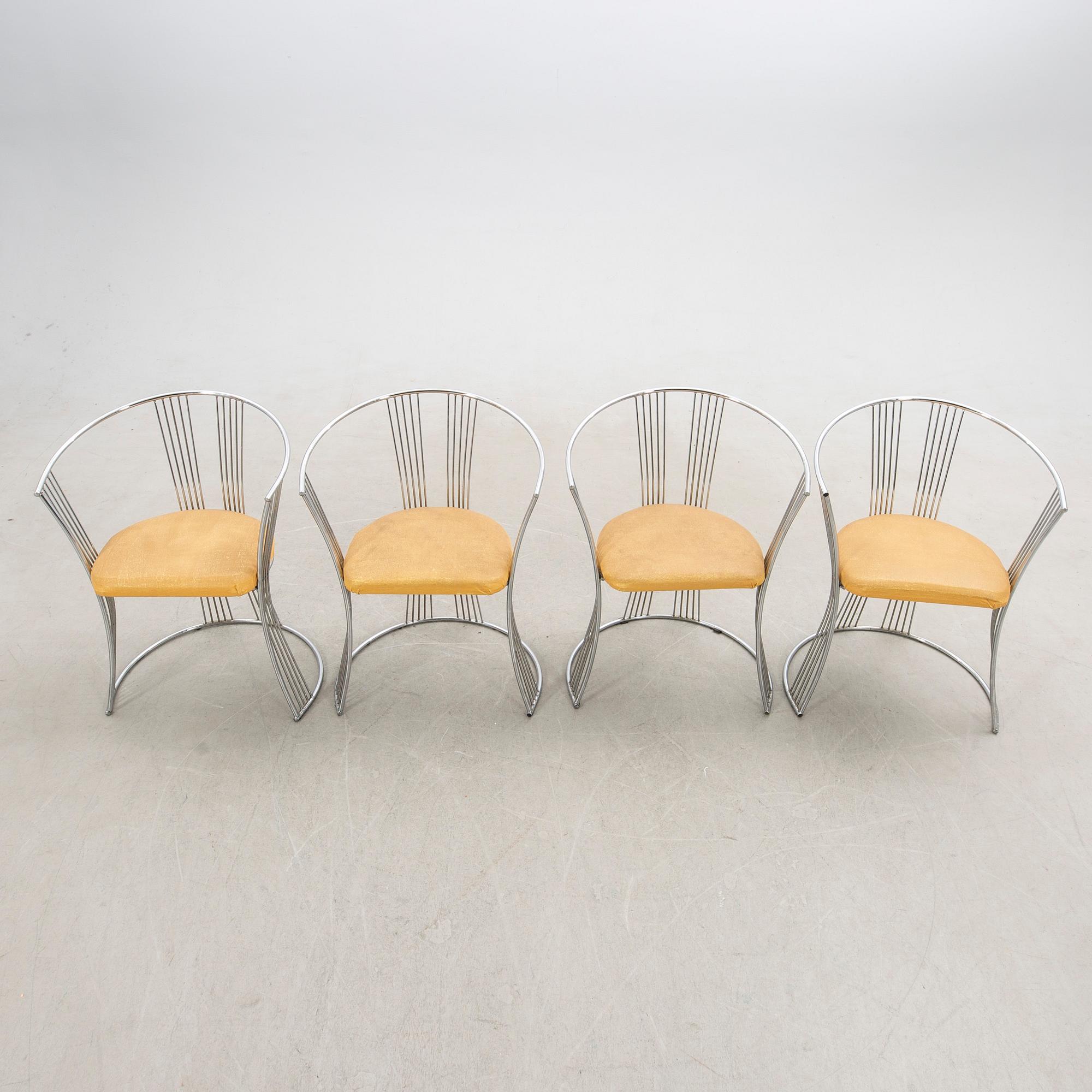 Chairs 4 pcs Italy 1980s/90s.