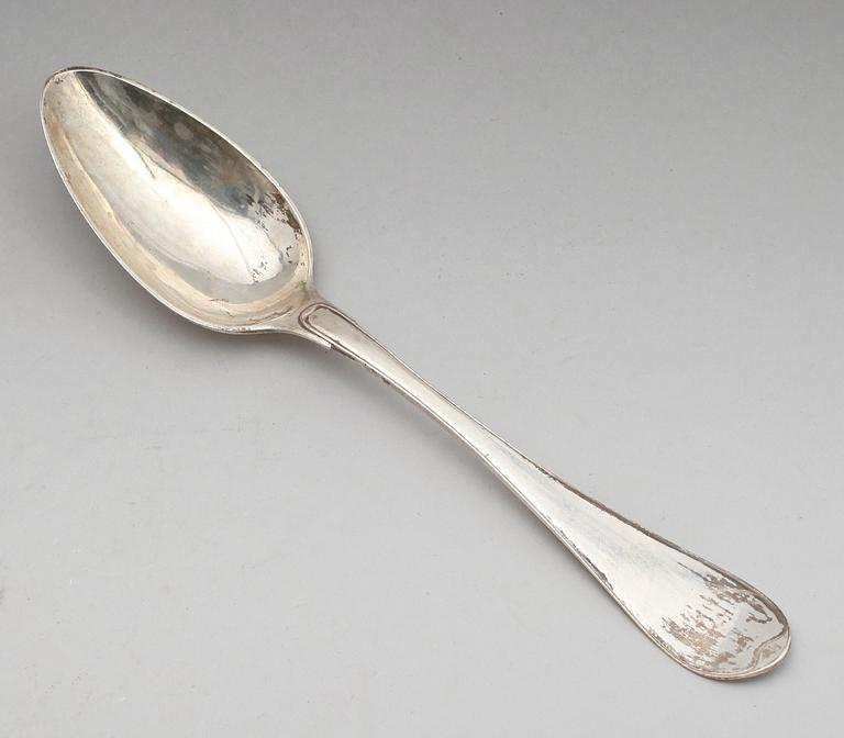 RAGUSKED, silver, Stephan Westerstråhle, Stockholm 1809. Vikt ca 138 g.