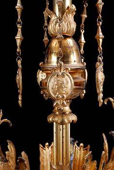 TAKARMARTUR, förgylld brons, 1800-tal. H 101.