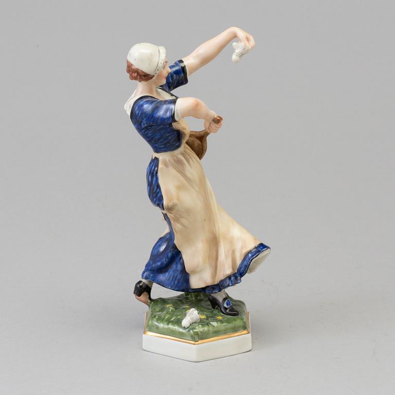 A Bing & Gröndahl porcelain figure, Denmark, 1980s.