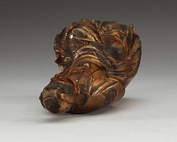 GUANYIN, trä och lack. Ming dynastin (1368-1644).