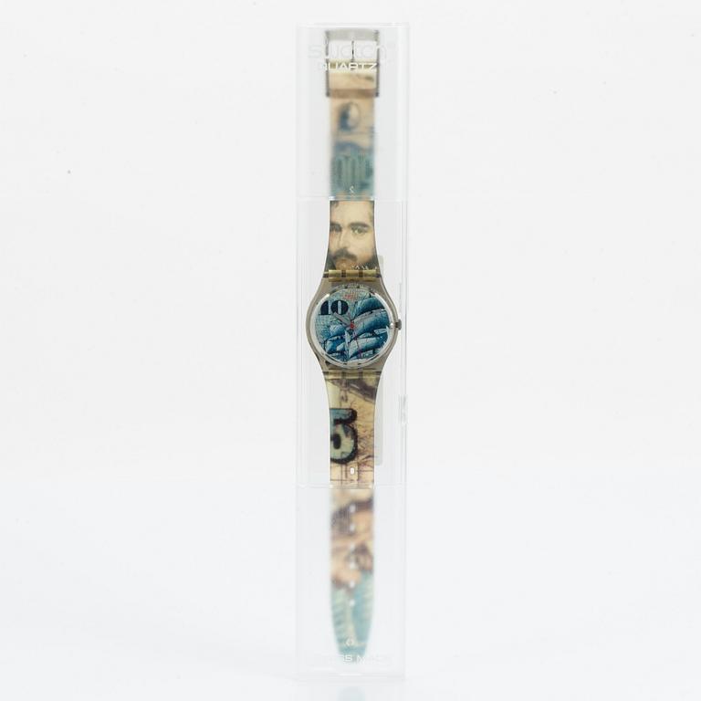 Swatch, Mark, wristwatch, 34 mm.