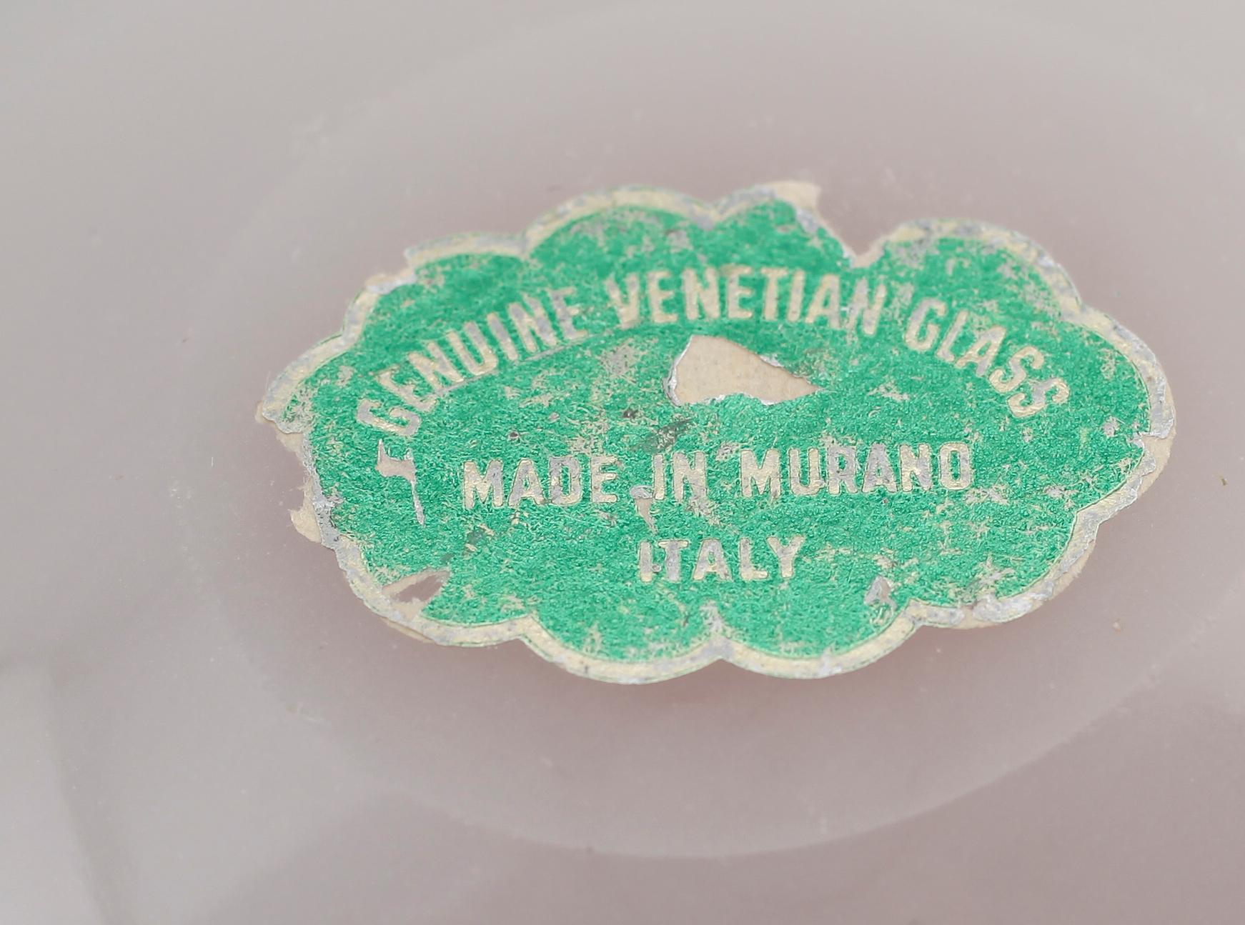 SKÅLAR, 3 st, glas, Murano, Italien, 1900-talets andra hälft.