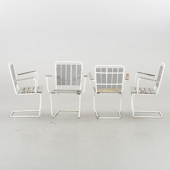 TRÄDGÅRDSMÖBLEMANG, 5 delar, 1900-talets andra hälft.