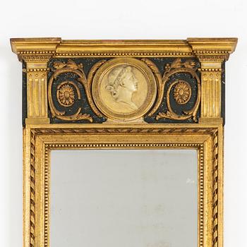 Spegel, sengustaviansk, 1700-tal.