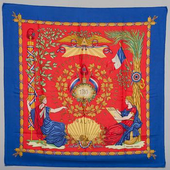 SCARF, "1789 Liberté, Égalité, Fraternité", Hermès.