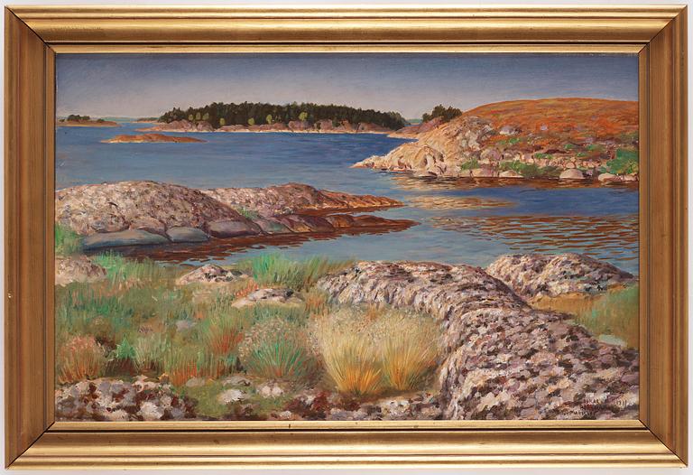 Oskar Bergman, Archipelago landscape.