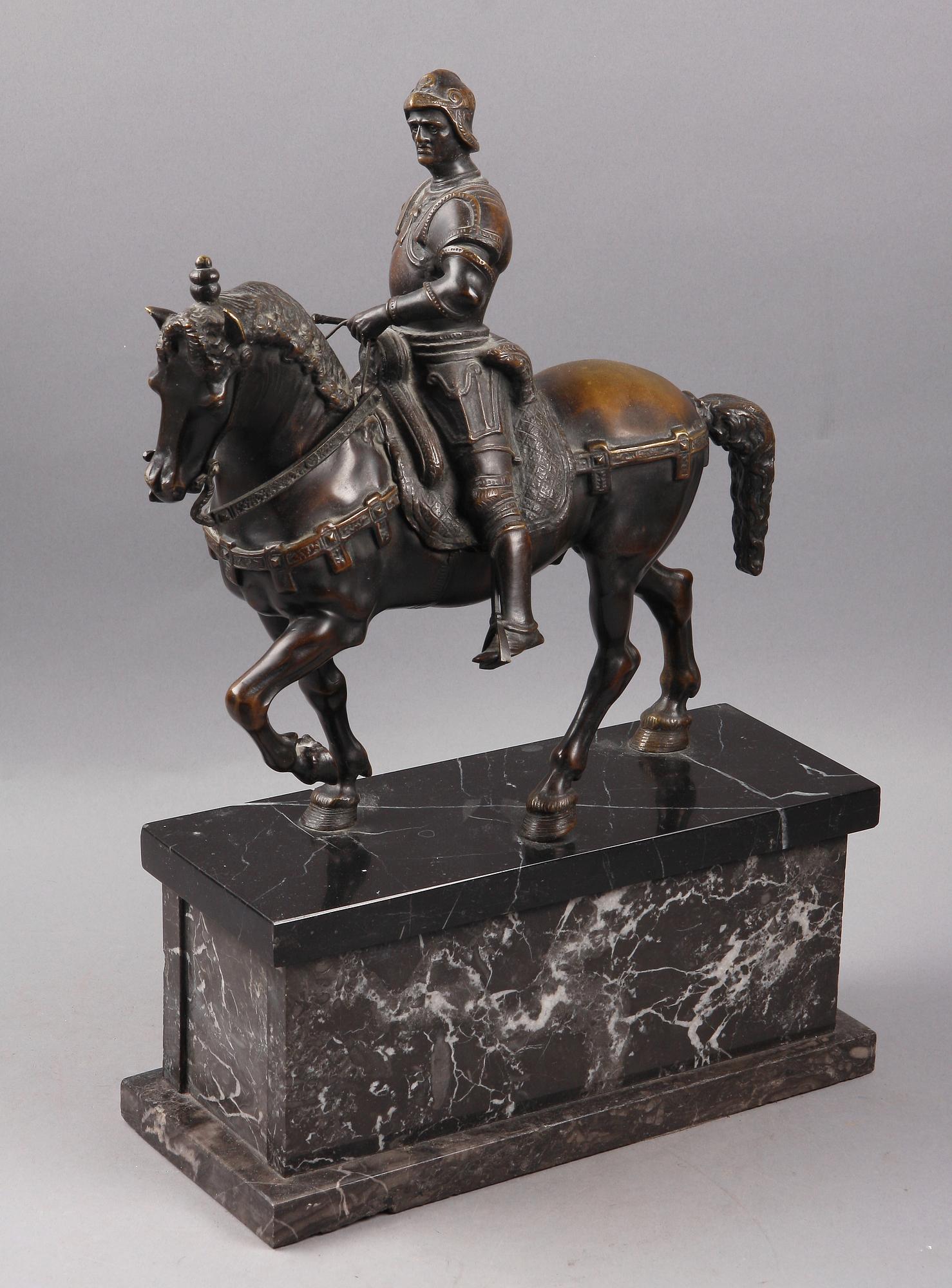ANDREA DEL VERROCCHIO efter skulptur brons, omkring 1900.