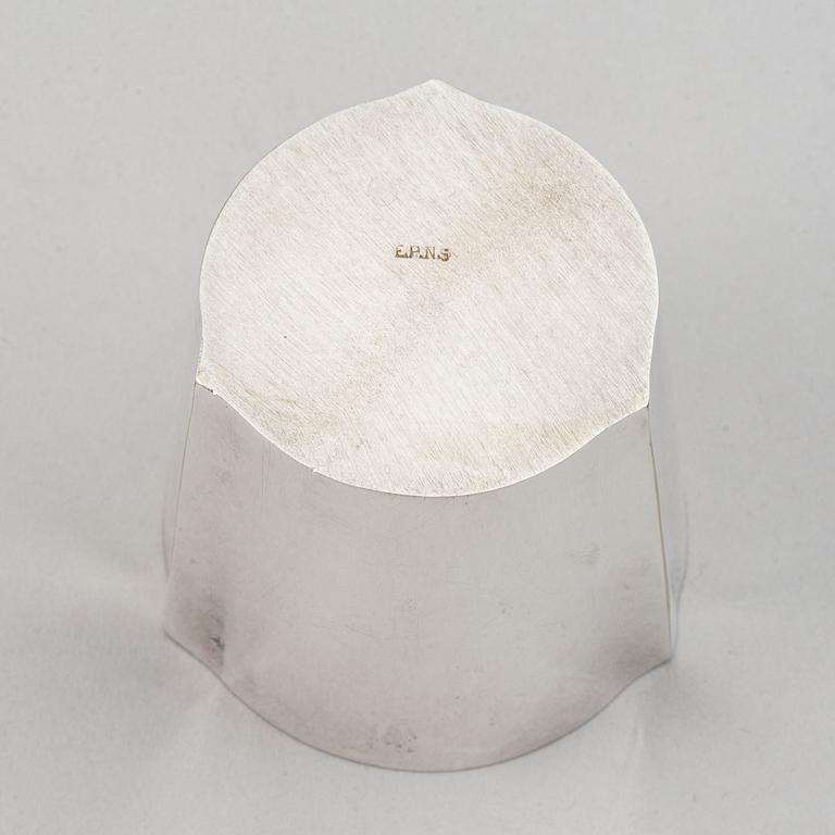 Sigvard Bernadotte, 24 pieces silver plate cocktail glasses, cups and mugs, GAB, Gense, Sweden.