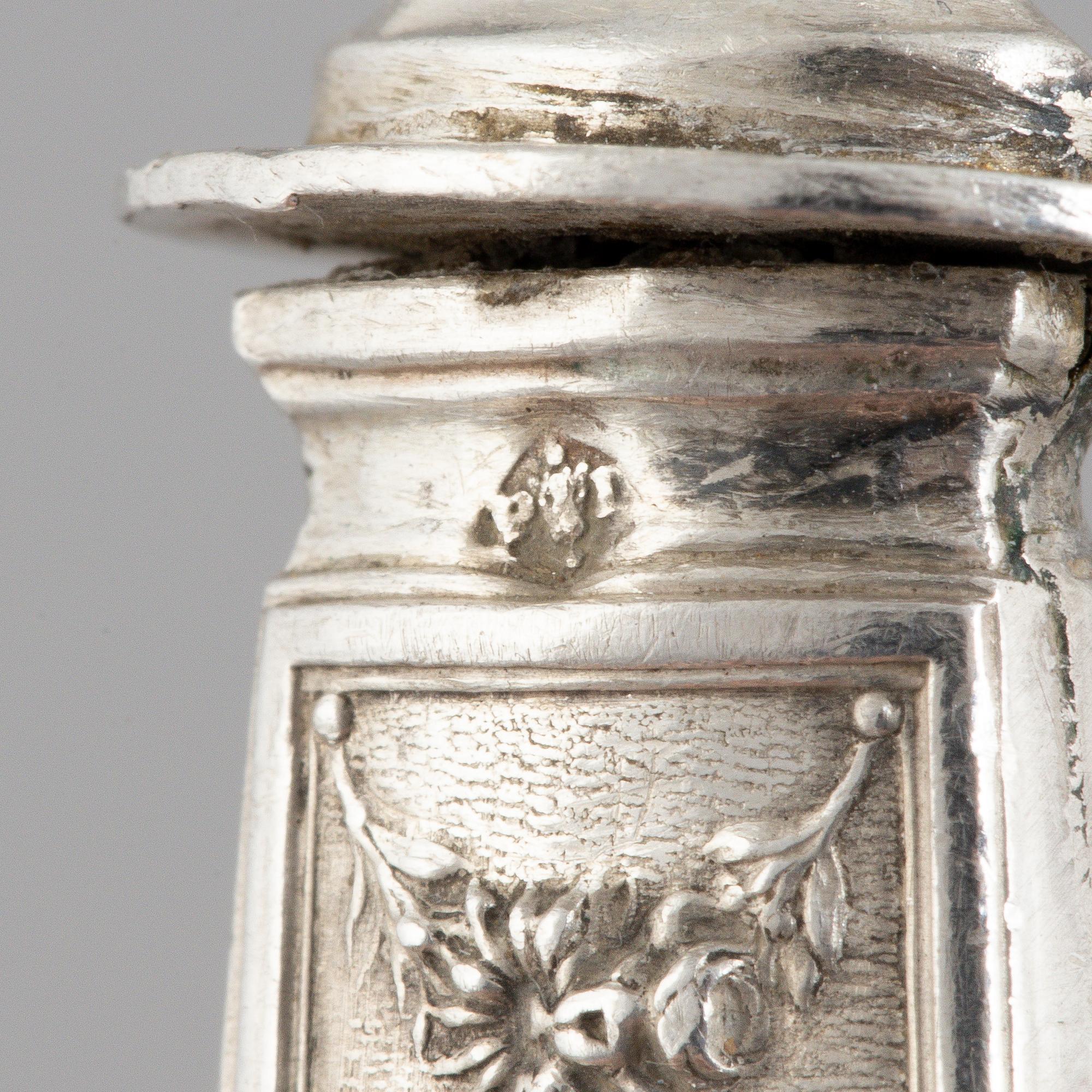 Fiskbestick, 34 delar, silver, Frankrike, omkring år 1900.