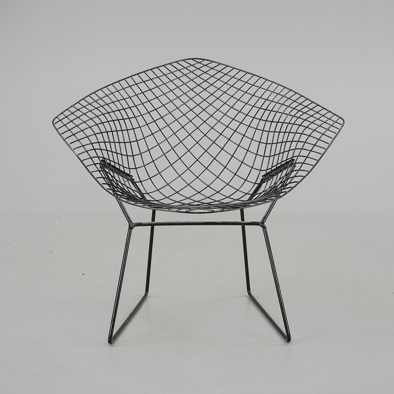 FÅTÖLJ, "Diamond chair", Harry Bertoia. 1900-talets andra hälft.