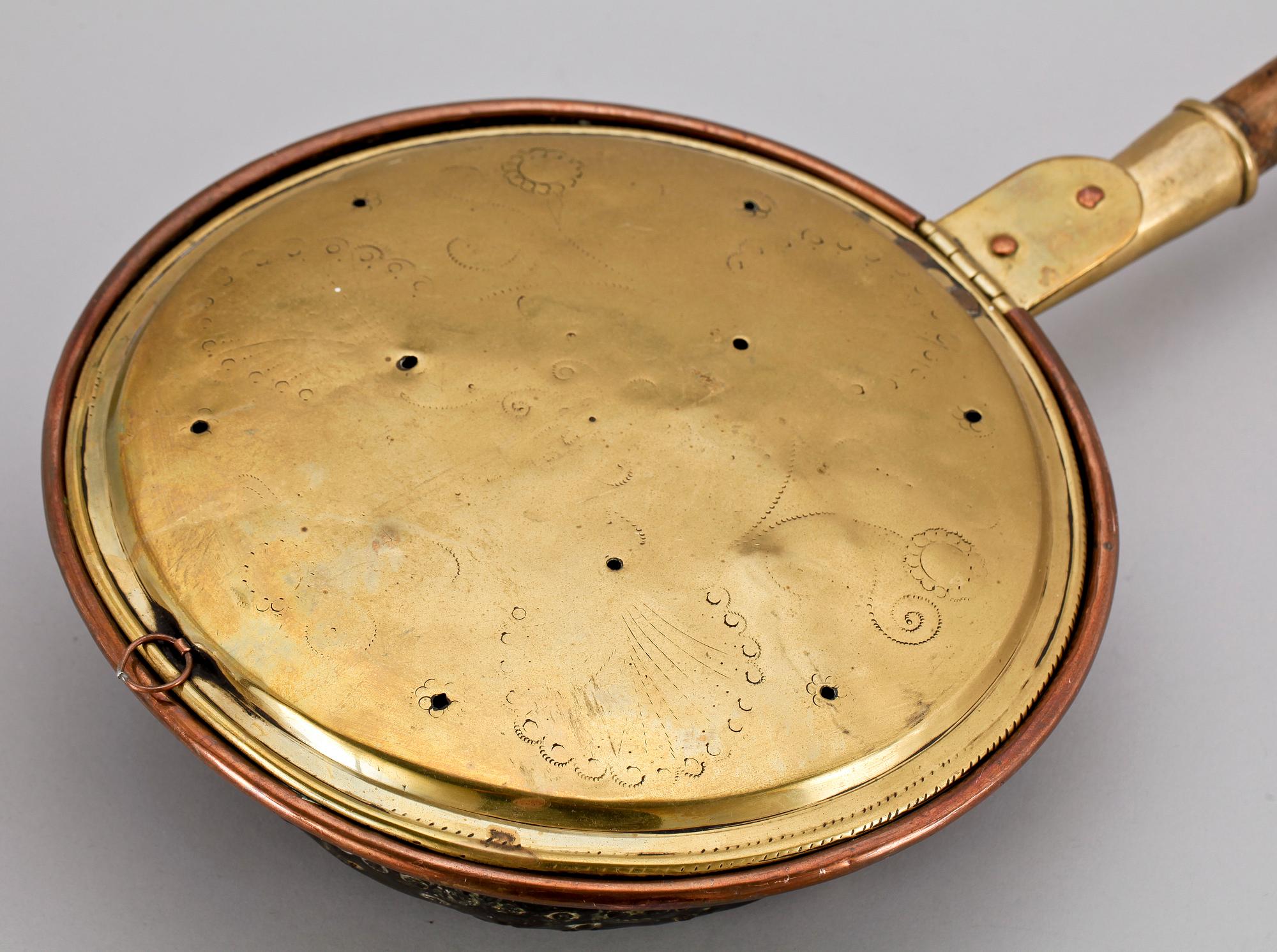 SÄNGVÄRMARE, koppar/mässing, 1700/1800-tal.
