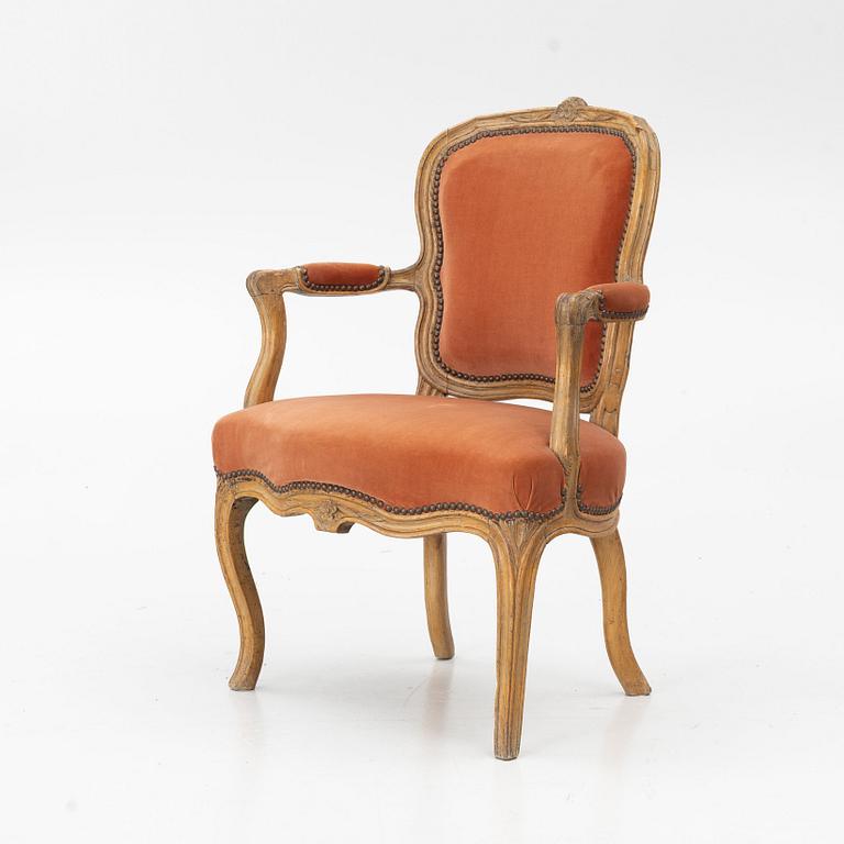 A Louis XVI armchair, France, 18th Century.