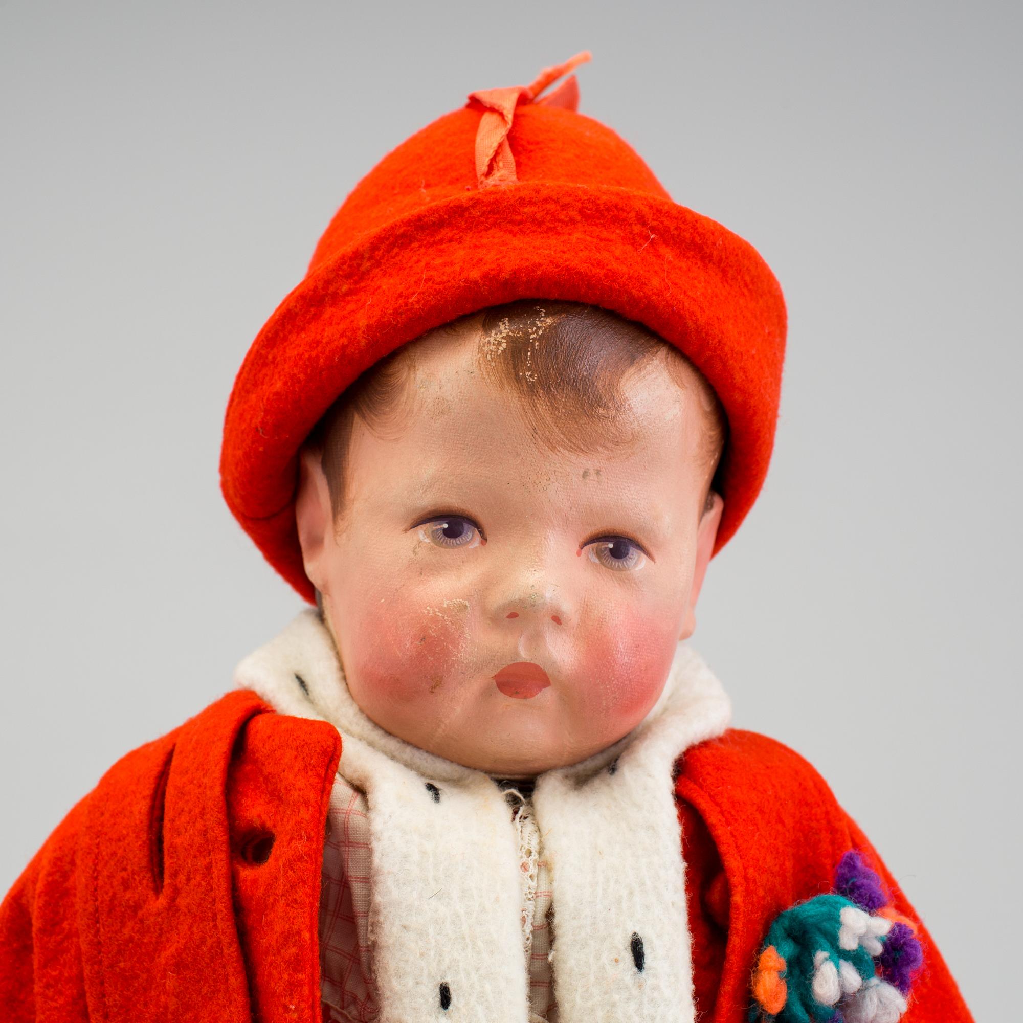 A Käthe Kruse girl doll, Germany, ca 1930.