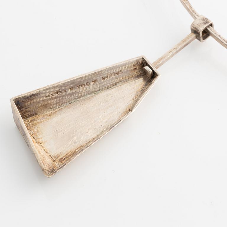 Rey Urban, Necklace, silver, with pendant.