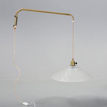 VÄGGLAMPA, 1900-talets andra hälft.