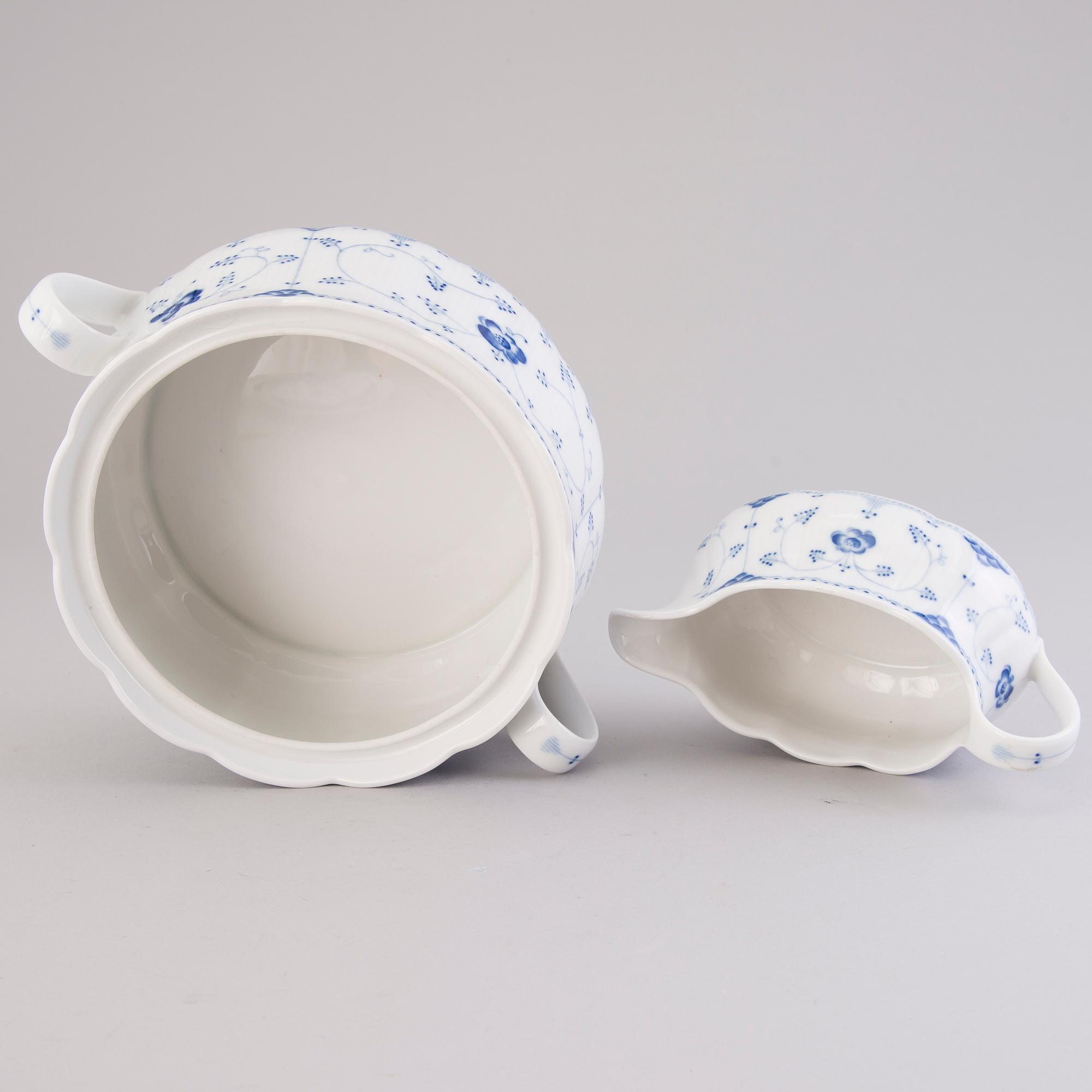 A 47-piece set of Danish 'Eternell' porcelain dinnerware from Christineholm.