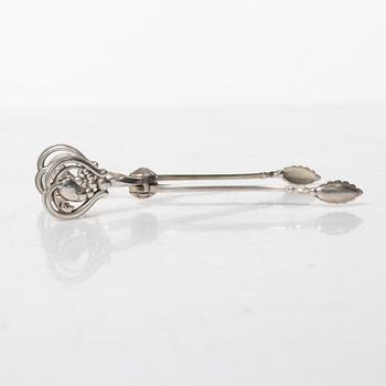 Georg Jensen, sockertång, "Magnolia", sterlingsilver, Danmark.