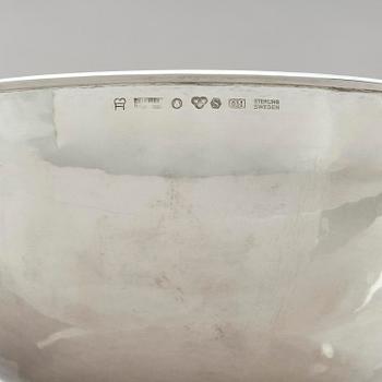Birger Haglund, skål, sterling silver, Stockholm 1964.