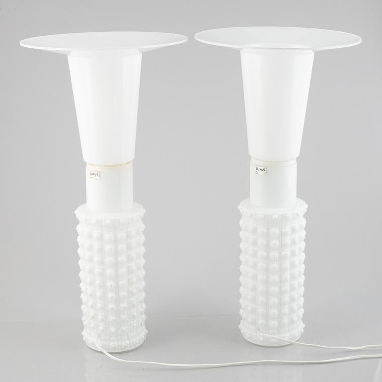 Helena Tynell, table lamps, a pair, model 1161, Luxus, second half of the 20th century.