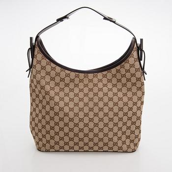 Gucci, "GG Monogram Canvas Hobo" väska.