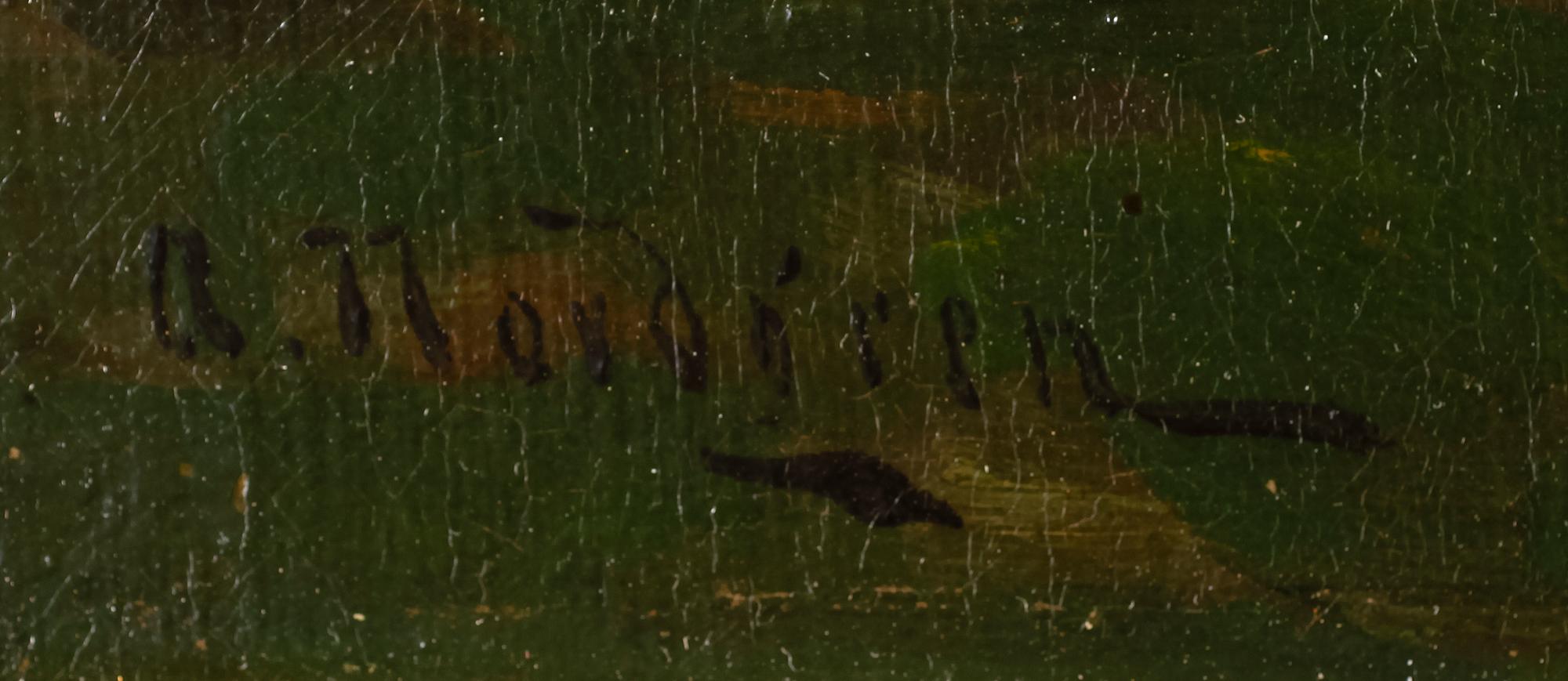 AXEL NORDGREN, olja på duk, signerad.