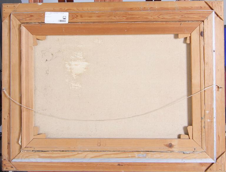 OKÄND KONSTNÄR, olja på duk. Sign.