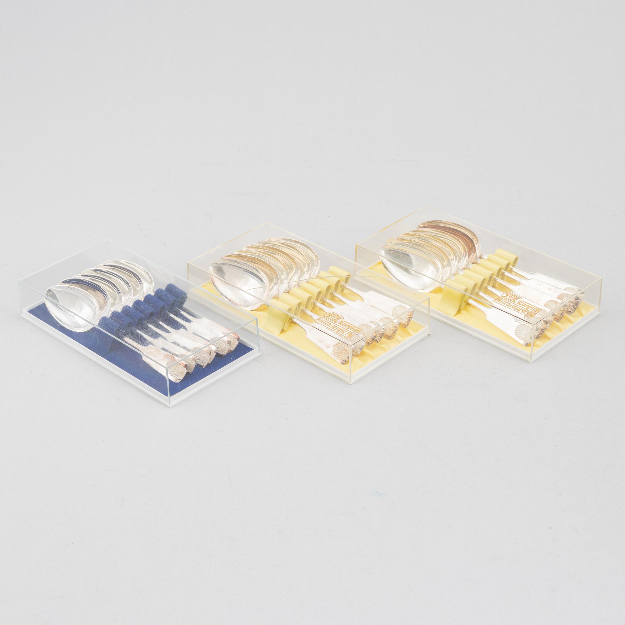 Skedar, 18 st, silver, Finland 1978-1981.