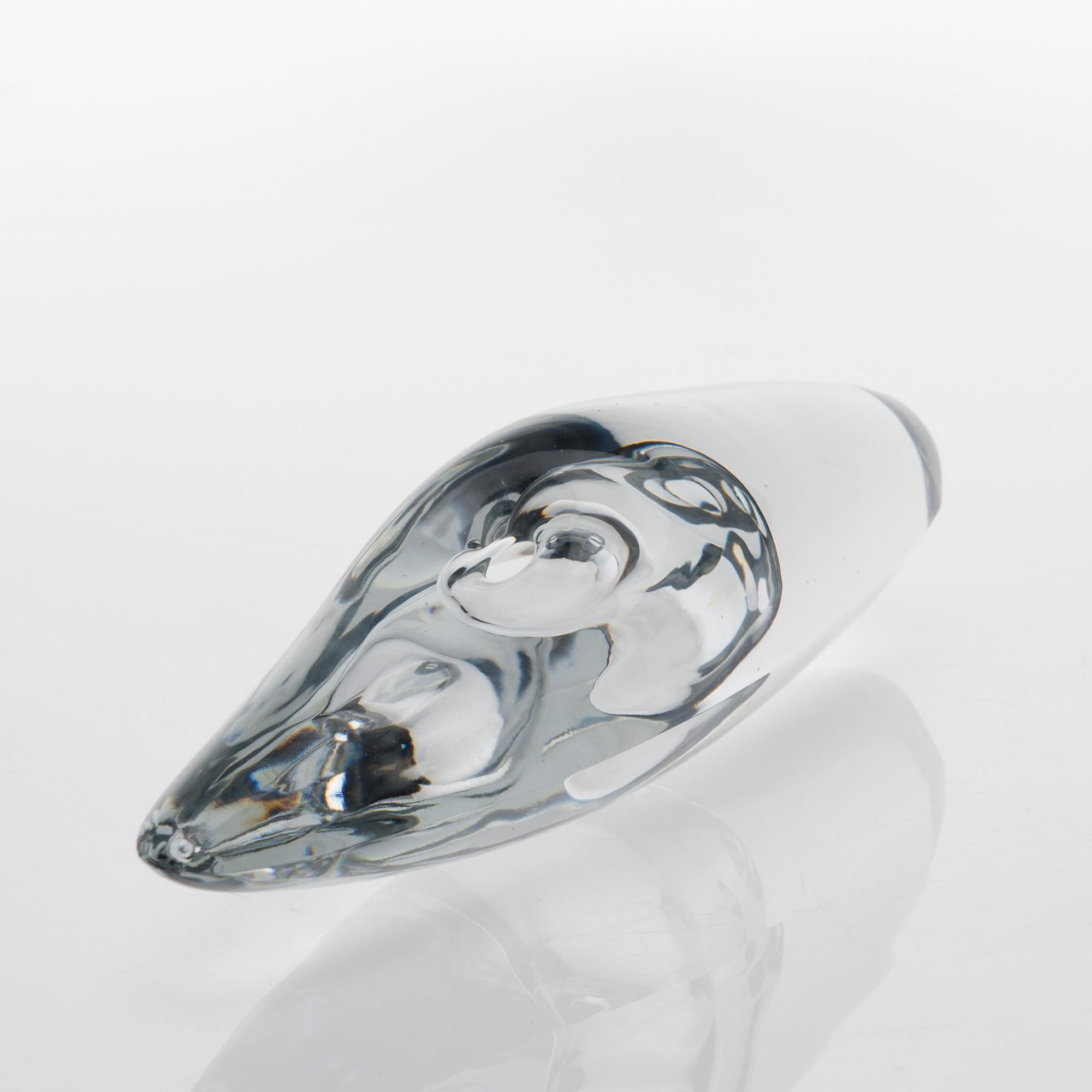 TIMO SARPANEVA, LASIVEISTOS. Orkidea. Sign. Timo Sarpaneva Iittala. 1970 luvun alku.