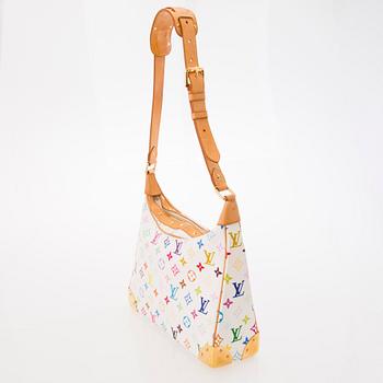 LOUIS VUITTON White Multicolour Monogram Boulogne Bag.