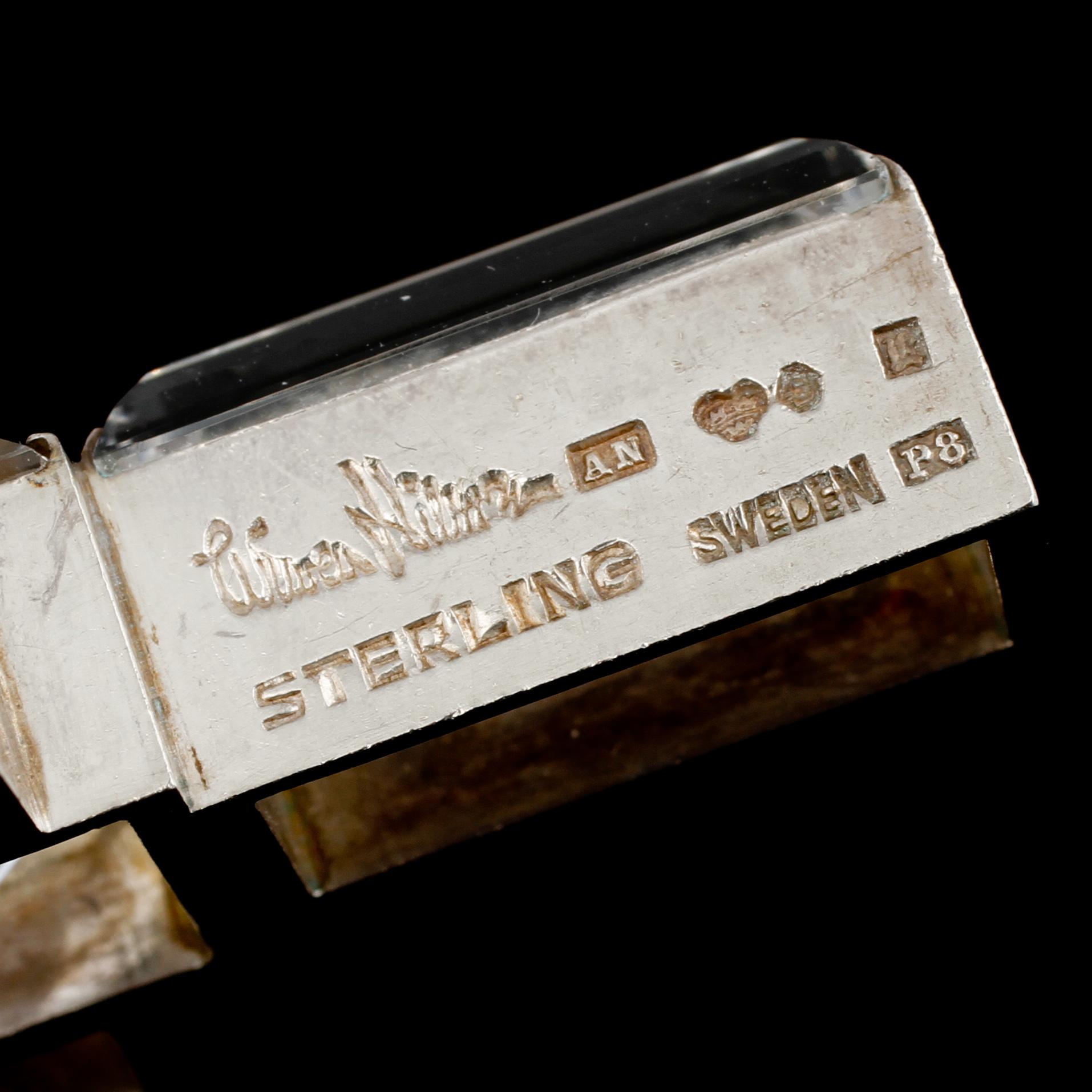WIWEN NILSSON, hängsmycke Lund, 1941, sterling.