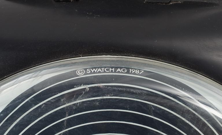 VÄGGKLOCKA, Swatch, Schweiz 1987.