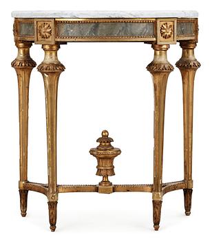 570. A Gustavian late 18th century console table.