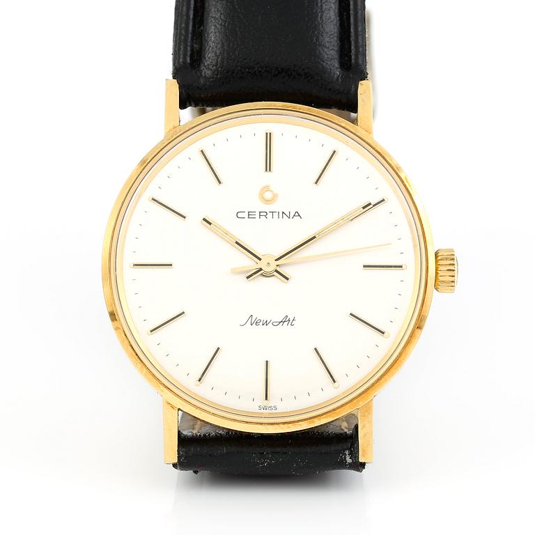 ARMBANDSUR, herr, 18 k guld, Certina New Art. 1970-tal.