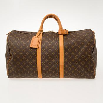 LOUIS VUITTON, Keepall 55, weekend bag.